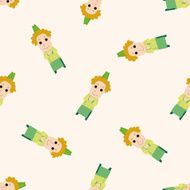 chef cartoon seamless pattern background N27