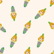 chef cartoon seamless pattern background N28