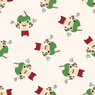 chef cartoon seamless pattern background N32
