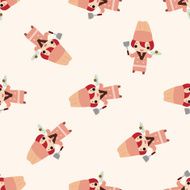 chef cartoon seamless pattern background N33