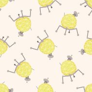 Space ufo cartoon seamless pattern background N3