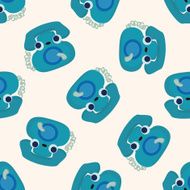 telephone cartoon seamless pattern background N13