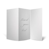 Curved paper for text vector illustration N2