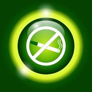 No smoking sign Vector isolated N3