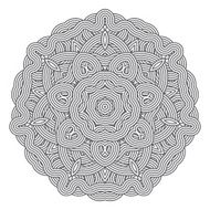 celtic knot pattern card mandala amulet N63