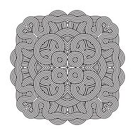 celtic knot pattern card mandala amulet N64