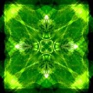 Green abstract pattern N10