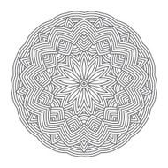 celtic knot pattern card mandala amulet N67