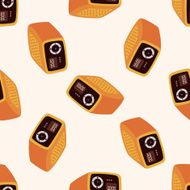 radio cartoon seamless pattern background N12