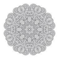 celtic knot pattern card mandala amulet N72
