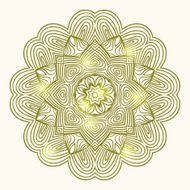 celtic knot pattern card mandala amulet N76