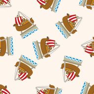 Amusement park facilities cartoon seamless pattern background N64