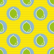 Limes pattern Seamless texture with ripe limes