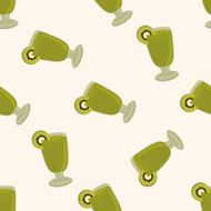 juice drink cartoon seamless pattern background N4