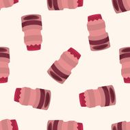 drink cartoon seamless pattern background N4