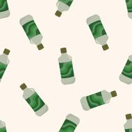 drink cartoon seamless pattern background N5