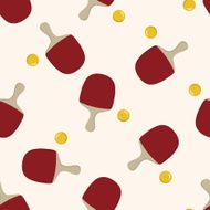 Sports Equipment cartoon seamless pattern background N21