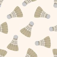 Sports Equipment cartoon seamless pattern background N22