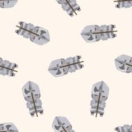 Medieval character cartoon seamless pattern background N5