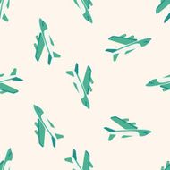 transportation airplane cartoon seamless pattern background N15