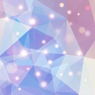Polygonal abstract geometry background with shiny elements N4