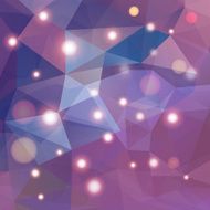 Polygonal abstract geometry background with shiny elements N5