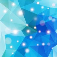 Polygonal abstract geometry background with shiny elements N6