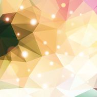 Polygonal abstract geometry background with shiny elements N7