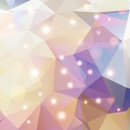 Polygonal abstract geometry background with shiny elements N8