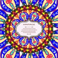 invitation mandala card N51