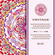 invitation mandala card N52