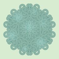 celtic knot pattern card mandala amulet N79