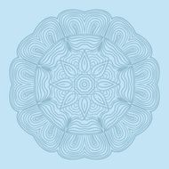 celtic knot pattern card mandala amulet N80