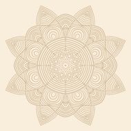 celtic knot pattern card mandala amulet N81