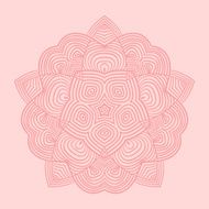 celtic knot pattern card mandala amulet N82