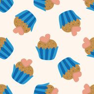 decorating cake 10 cartoon seamless pattern background N26