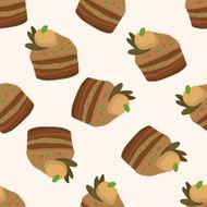 decorating cake 10 cartoon seamless pattern background N29