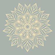 celtic knot pattern card mandala amulet N83