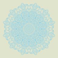 celtic knot pattern card mandala amulet N84