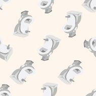 Toilet cartoon seamless pattern background