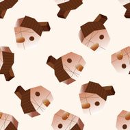 Building house cartoon seamless pattern background