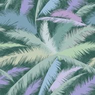 Floral stylish background Leaf seamless ornamental wallpaper