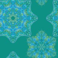 seamless pattern of colorful abstract mandala shapes 3