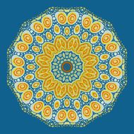 isolated colorful mandala picture 3