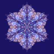 isolated colorful mandala picture 1