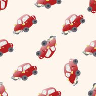 transportation car cartoon seamless pattern background N11