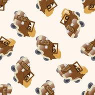 transportation car cartoon seamless pattern background N13