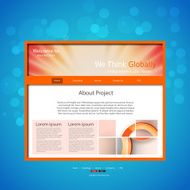 Website design template N8