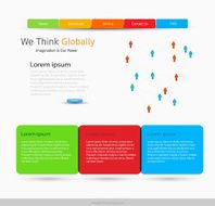 Website design template N9