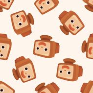 computer cartoon seamless pattern background N15